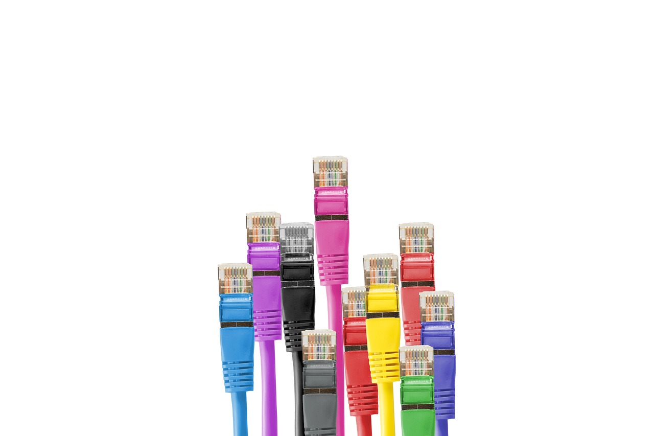 Aufgeraeumte Kabel